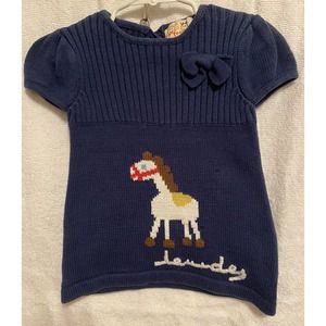 Lourdes Mini Sweater Dress With Horse